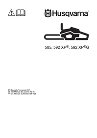 Notice HUSQVARNA 592 XP
