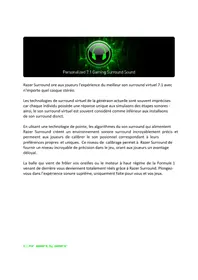 Notice RAZER SURROUND PRO Logiciel audio et/ou vidéo