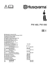 Notice HUSQVARNA PW 490 Nettoyeur haute pression