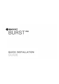 Notice ROCCAT BURST PRO Souris