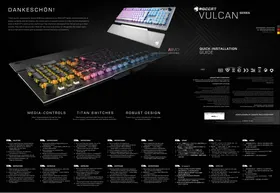 Notice ROCCAT VULCAN 122 AIMO Clavier