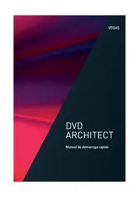 Notice SONY VEGAS DVD ARCHITECT Licence de logiciel & extension