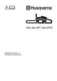 Notice HUSQVARNA 592 XP G