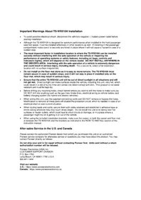 Notice PIONEER TSWX010A Subwoofer