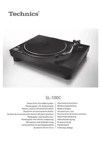 Notice PANASONIC SL100C Hi-Fi anlæg