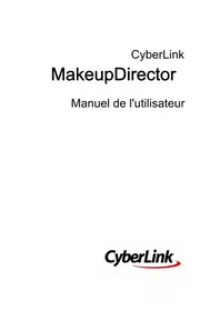Notice CYBERLINK MAKEUPDIRECTOR 2 Licence de logiciel & extension