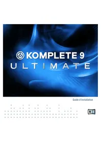 Notice NATIVE INSTRUMENTS KOMPLETE 9 ULTIMATE Licence de logiciel & extension