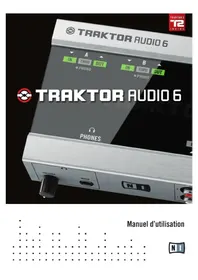 Notice NATIVE INSTRUMENTS TRAKTOR AUDIO 6 Licence de logiciel & extension