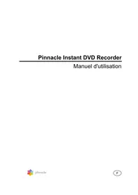 Notice Avid INSTANT DVD RECORDER Licence de logiciel & extension