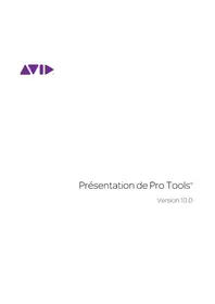 Notice Avid PRO TOOLS 10.0 Licence de logiciel & extension
