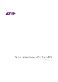 Notice Avid PRO TOOLS HD 8.1 Licence de logiciel & extension