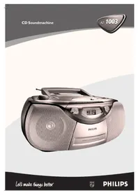 Notice PHILIPS AZ1003 Chaîne Hi-Fi
