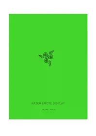 Notice RAZER EMOTE DISPLAY 텔레비전