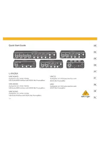BEHRINGER UPhoria UMC404 - Equipement DJ