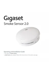 Notice GIGASET SMOKE SENSOR 2.0 Slim huis