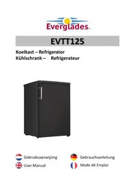 Notice Everglades EVTT125 Vriezer