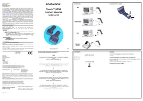 Notice DATALOGIC TOUCH 90 Lecteur de code barre