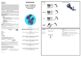 Notice DATALOGIC TOUCH 90 PRO Lecteur de code barre