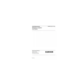 Notice ZANKER ZKK8914NZ Réfrigérateur