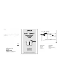 Notice Zavor VERSA EXPRESS ZCWRA01 Casserole