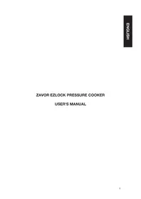 Notice Zavor EZLOCK ZCWEZ02 Casserole