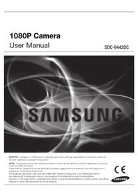 Notice Hanwha SDC9442DC Surveillance Camera