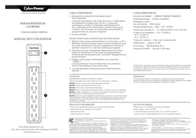 Notice CyberPower ESSENTIAL CSB606 Parasurtenseur
