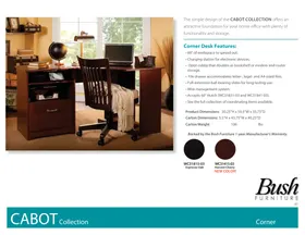 Notice BUSH CABOT WC3181503 Bureau