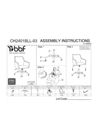 Notice BUSH CH2401BLL03 Chaise de bureau