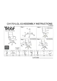 Notice BUSH CH1701LGL03 Chaise de bureau