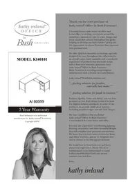 Notice BUSH CONNECTICUT KI4010103 Bureau