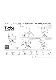 Notice BUSH CH1701CSL03 Chaise de bureau