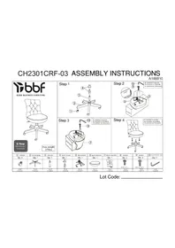 Notice BUSH CH2301CRF03 Chaise de bureau