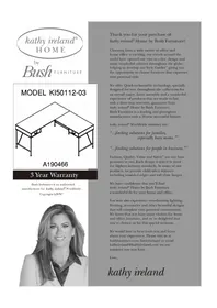 Notice BUSH IRONWORKS KI5011203 Bureau