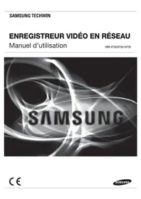 Notice Wisenet SRN873S Caméra de surveillance