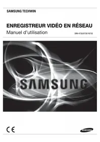 Notice Wisenet SRN1673S Caméra de surveillance