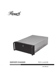 Notice Rosewill RSVL4000B Unite Centrale
