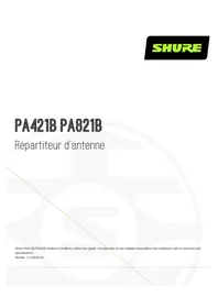 Notice SHURE PA421B Recepteur