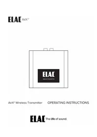Notice ELAC AIRX2 Carte réseau / adaptateur