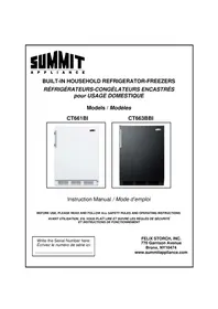 Notice Summit CT661BIHH Réfrigérateur