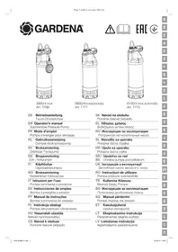 Notice GARDENA 61005 INOX AUTOMATIC Szivattyú