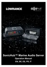 Notice LOWRANCE SONICHUB MARINE Hifi-system