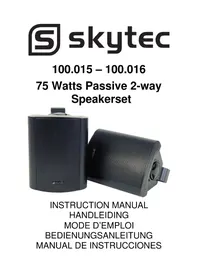 Notice Skytec ODS40B Haut-parleur