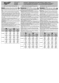 Notice MILWAUKEE 48228485 Accessoires pour outils électriques