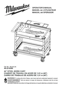 Notice MILWAUKEE 48228590 Meuble de rangement mobile