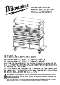 Notice MILWAUKEE 48228556 Coffre de rangement