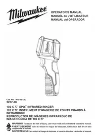 Notice MILWAUKEE 225720 Caméra thermique