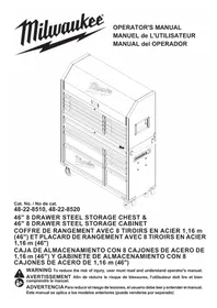 Notice MILWAUKEE 48228500 Coffre de rangement