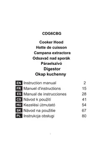 Notice CANDY CDG6CBG Páraelszívó
