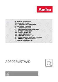 Notice AMICA AD2C93KISTVAD Sèche-linge